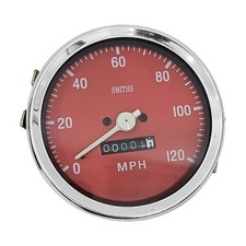 Smiths Tachometer Rot Gesicht