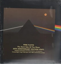 LP Pink Floyd - The Dark Side Of The Moon 180G + POSTERS, STICKERS wie Neu