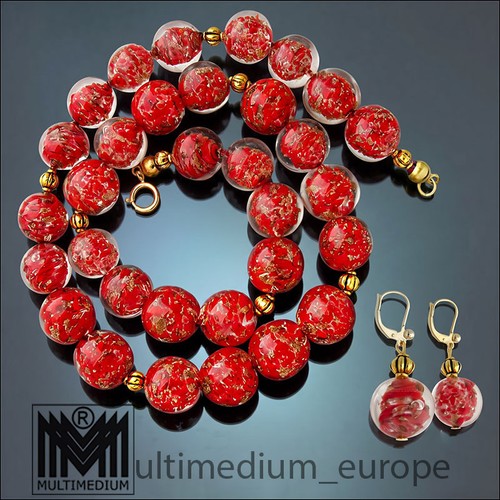 Murano glas halskette - glas,