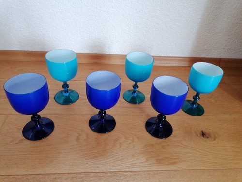 Weinglas carlo moretti - moretti, blue