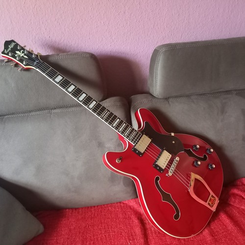 Hagstrom viking cherry red wie - cherry,