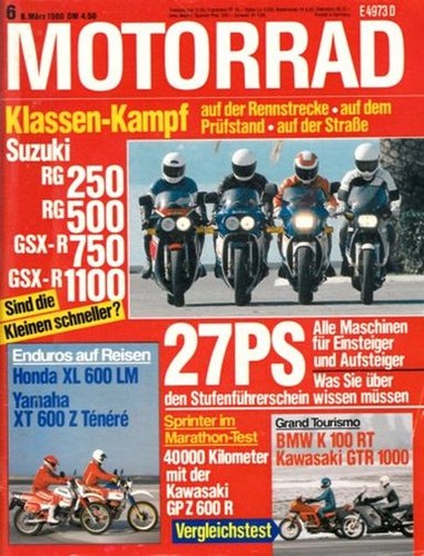 Motorrad 1986 doppeltest - +,