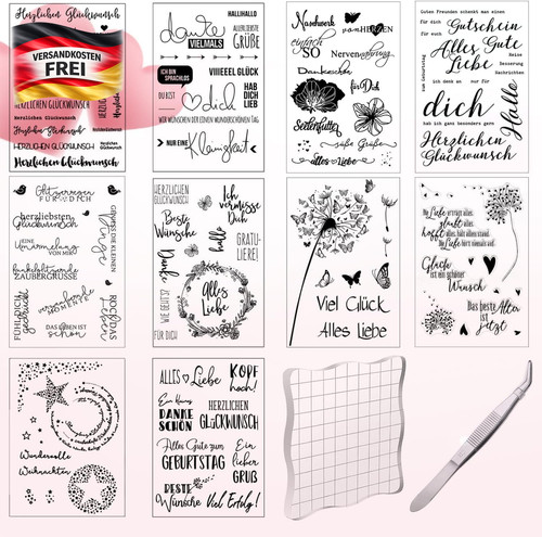Silikonstempel sprüche - silikonstempel,
