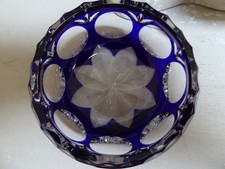 Vintage Kristallschale