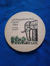 Bierdeckel 1984 Landesgartenschau Hamm - Paderborner