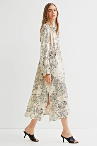 Maxikleid blusenkleid fit - h&m,
