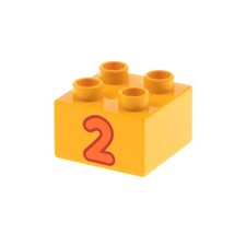 1x Lego Duplo Building Brick