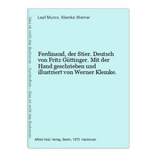 Ferdinand, der Stier. Deutsch