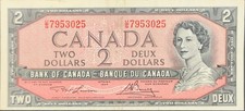 Kanada Banknote 2 Dollar P76d