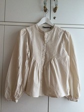 Kapp Ahl zarte Bluse Gr. M 38 cremeweiß, Spitze!
