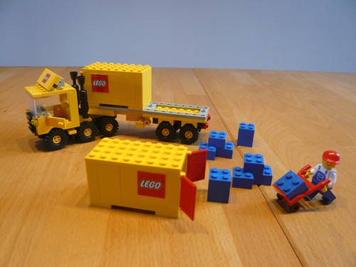 Lego city container laster lkw - city,