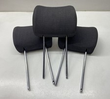 3x Mercedes W123 Kopf Nacken Lehne Stütze Kopfstützen Schwarz Fischgrät 2. Serie