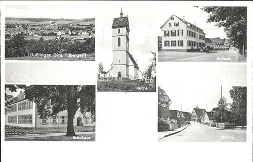 Dusslingen rathaus bruecke - dusslingen,