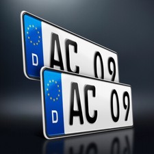 2 Kfz Kennzeichen | 370 x 110