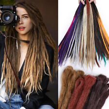 20-24" Wie Echthaar Dreadlocks Handmade Hair Dreads Locs Haarverlängerungen Afro