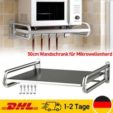 Edelstahl Mikrowellenhalterung Mikrowellenhalter Wandhalter Regal für bis 25 kg