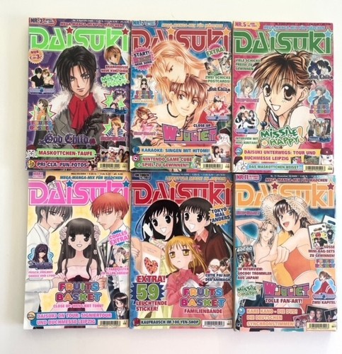 Daisuki comic heft buch - 6x,