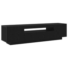 TV Schrank mit LED-Leuchten Lowboard Unterschrank Fernsehschrank Fernsehkommode