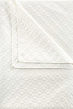 ♡ Tagesdecke - Bettüberwurf - mit Steppung - cremeweiß - Luxusdesign -  NEU  ♡