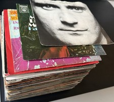 Große sammlung vinyl singles - große,