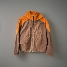 Herrenjacke Gr L mit Muster in braun/orange im stilvollen streetlook 