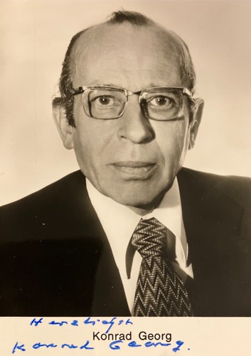 Autogramm georg konrad - konrad, †