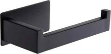 Toilettenpapierhalter ohne Bohren Klopapierhalter selbstklebend WC Schwarz