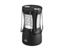 Crivit Camping Taschenlampe Campingleuchte 2in1 Kompass USB-C Schwarz *B-Ware