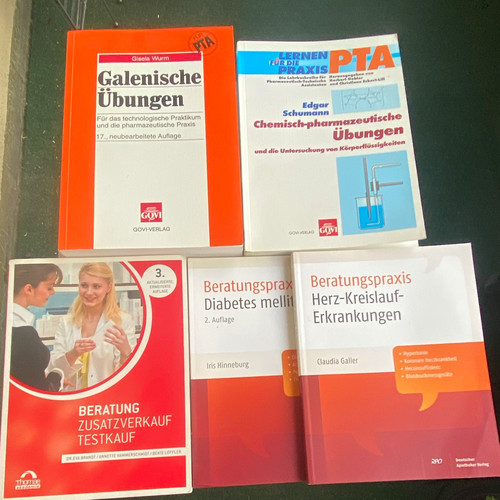 Pta pharmazie lehrbücher - 5x,