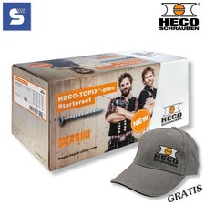 HECO-TOPIX-plus Profiset "Schreiner" (2025) Schraubensortiment | 9 Größen + Bits