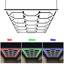 14x Hexagon LED Lampe Röhren Werkstatt Garage Wand Decken Leuchte Beleuchtung DE