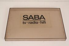 Saba Plattenspieler Abdeckung Abdeckhaube Staubschutzdeckel getönt Dust Cover
