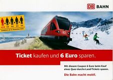 2426-Werbekarte Deutsche Bahn Quer-durch-Land-Ticket Schienenverkehr Deutschland