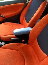 $$$ Mittel- Armlehne passend für Smart Fortwo 450 GRAU + Lederbezug + Maß + NEU