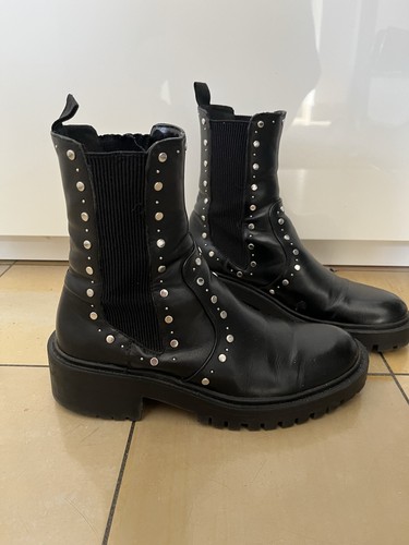 Zara boots stiefelette mit - zara,