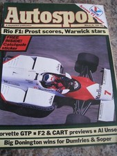 AUTOSPORT MAR 1984 RIO F1