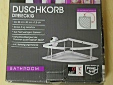 Duschkorb dreieckig - 22x22x7,5cm - Edelstahl