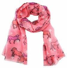 Designer Schal in rosa lila