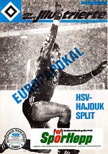 Programm EC Hamburger SV HSV - Hajduk Split Jugoslawien DFB Deutschland 5.03.80.