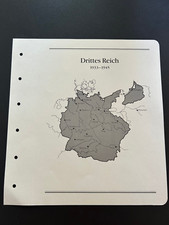 Album Vordruckblätter mit SF-Klemmtaschen Deutsches Reich 6 Stück