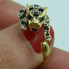 Panther Ring Jaguar Damen Rund