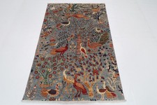 4x6 Fuß Vögel Grau