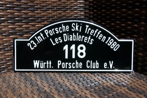 Oldtimer auto rallye schild - rallye,
