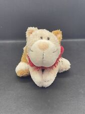 NICI Katze Herz "Love" Stickerei Plüschband - Magnet Pfoten ~ 23cm Tiger Löwe ✔️