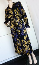 KAFFE Damen Maxikleid Kleid Boho Tunika Trend A Linie Geblümt Gr 46