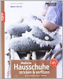 Modische hausschuhe stricken - modische,