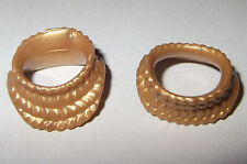 04102, 2x Kragen, Kettenkragen, Kettenhemd, Brünne,  gold