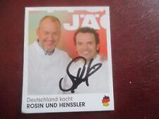 Steffen Henssler  PANINI Sticker No. 303 signiert Deutschland sammelt ungeklebt