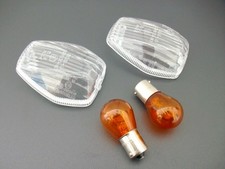 Satz Weiße Blinker Gläser Honda CBR 600 900 1000 F FS RR CB 600 900 1300 CBF 500