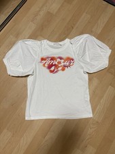 T-Shirt Desigual Ballon Ärmel Gr S Baumwolle Letzte Kollektion 